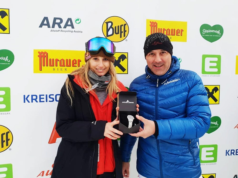 Поздравляем Анну Гассер с 2-м местом на Кубке мира по сноуборду!