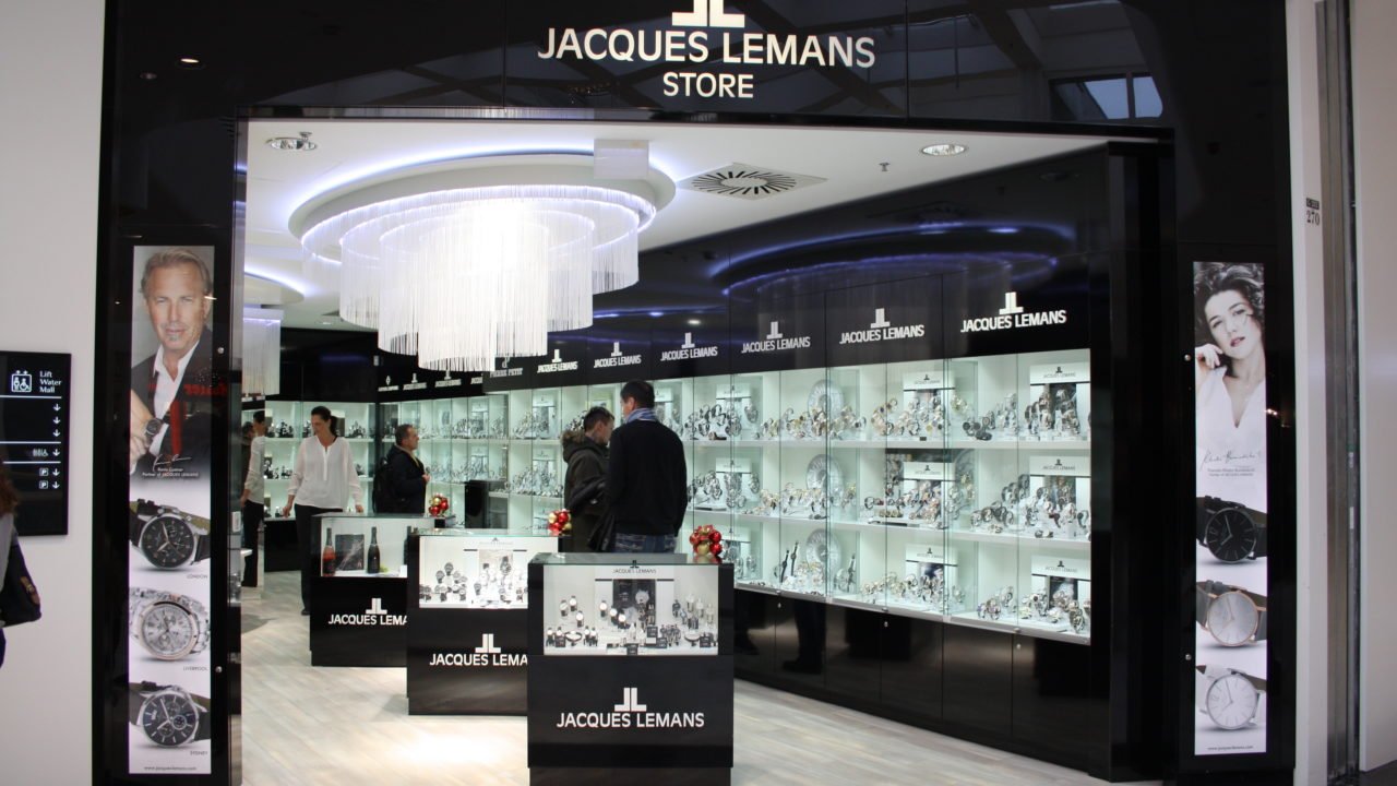 Флагманский магазин Jacques Lemans в крупнейшем торговом центре Европы