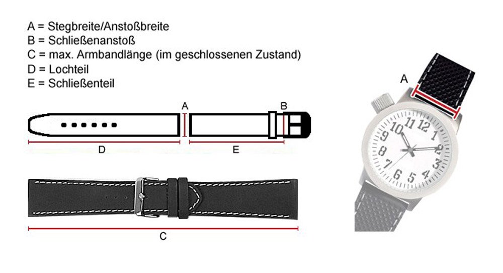 F-5007R, браслет для наручных часов Jacques Lemans